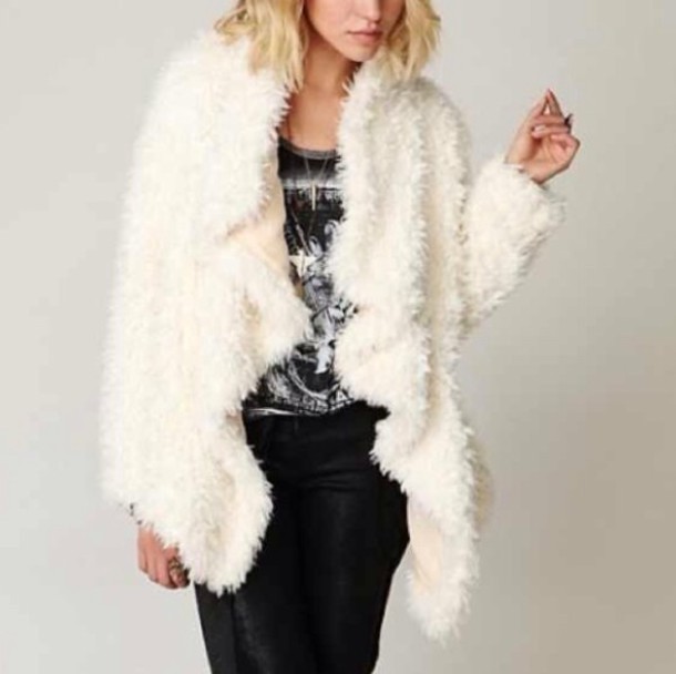 jacket free people fur faux fur jacket faux fur coat fur coat fluffy fuzzy coat