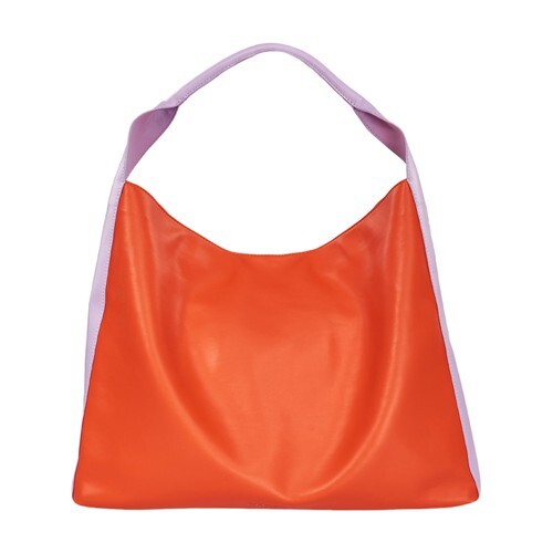 Essentiel Antwerp Dempsey shopper bag in orange / lilac