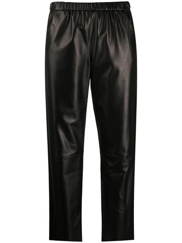 drome high-rise cropped trousers in black