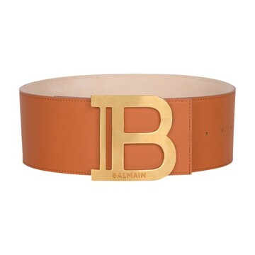 Balmain B-Belt leather belt in brown