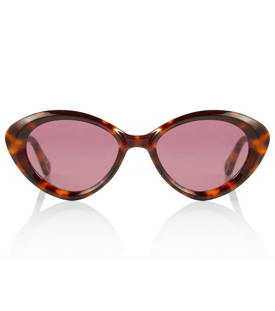 Chloé Osco tortoiseshell cat-eye sunglasses in brown