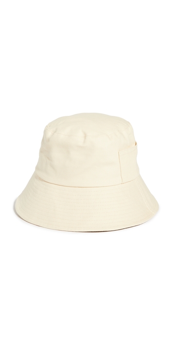 lack of color wave bucket hat beige s/m
