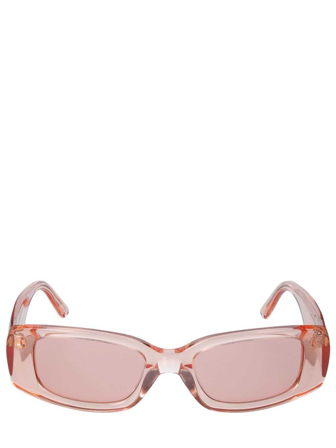 CHIMI 10.2 Squared Acetate Sunglasses in pink