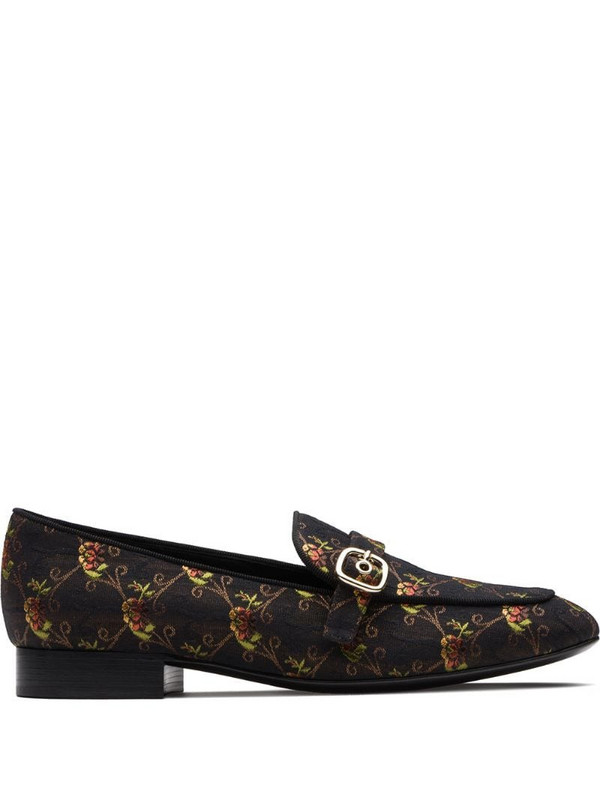 Church's Blanche floral patterned loafers in black