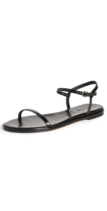 aeyde nettie sandals black 41