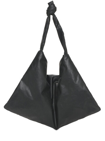 KASSL EDITIONS Medium Square Oil Shoulder Bag in black