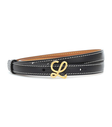 Loewe Leather belt in black
