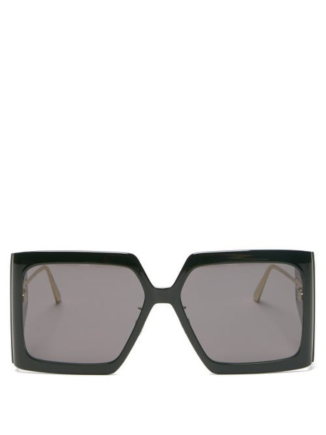 Dior - Diorsolar Square Acetate Sunglasses - Womens - Black