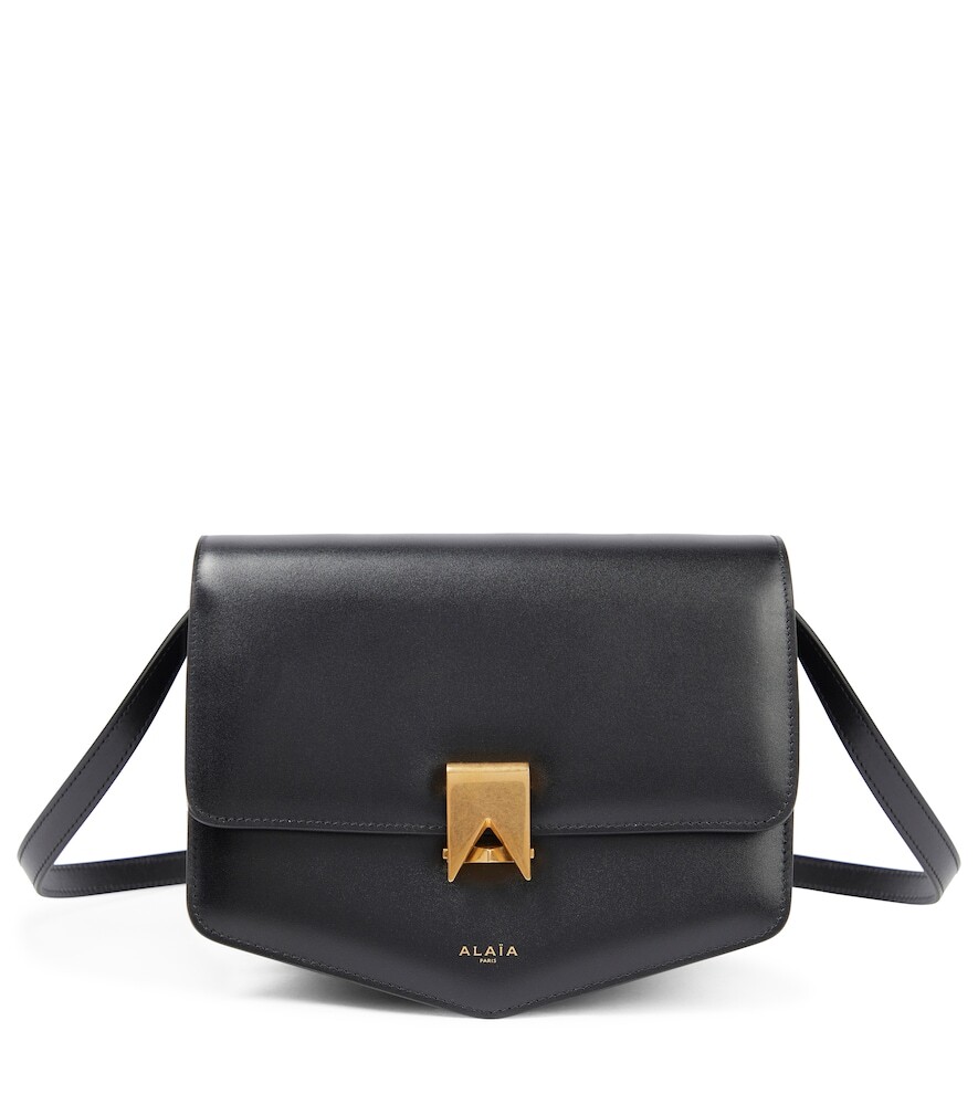 Alaïa Le Papa Small leather crossbody bag in black