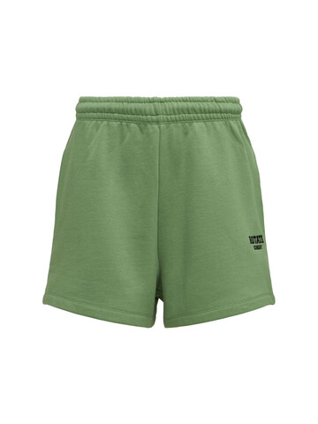 ROTATE Roda Logo Cotton Jersey Shorts in green