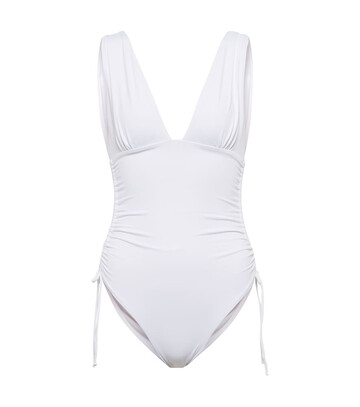 Melissa Odabash Chile ruched swimsuit in white