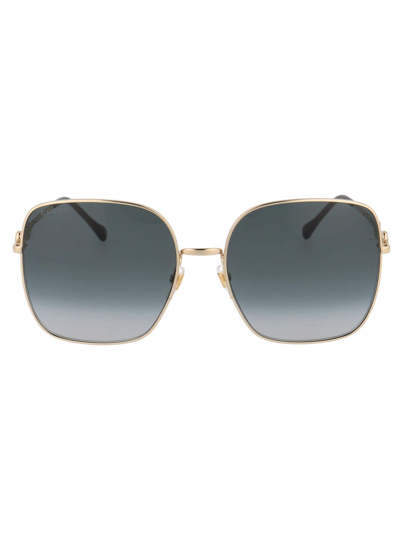 Gucci Eyewear Gg0879s Sunglasses in gold / grey