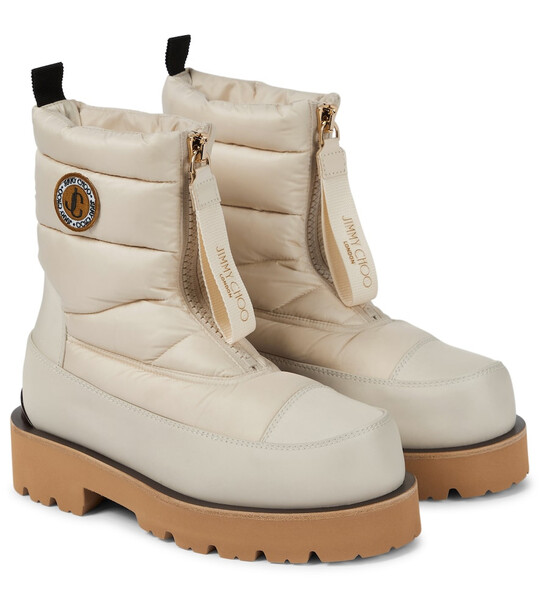 Jimmy Choo Kai snow boots in beige