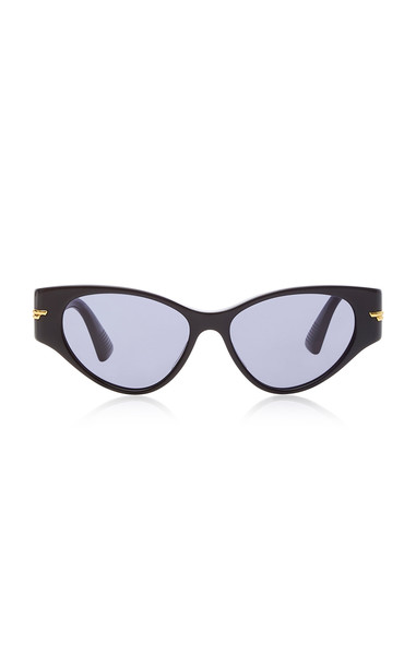 Bottega Veneta Originals Cat-Eye Acetate Sunglasses in black