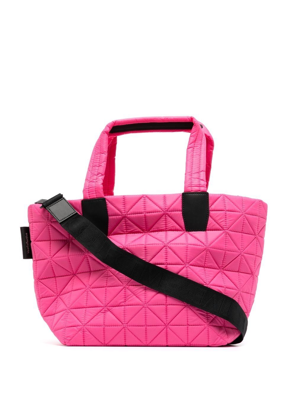 VeeCollective geometric-design tote bag - Pink
