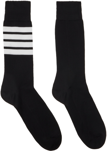 thom browne black tricolor socks