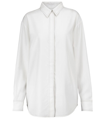 WARDROBE.NYC Release 07 silk shirt in white