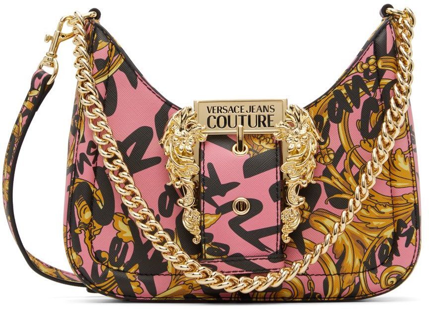 Versace Jeans Couture Pink Couture I Shoulder Bag in rose