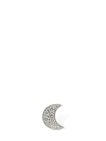 DODO 18kt Luna Stud Mono Earring W/ Diamond in silver