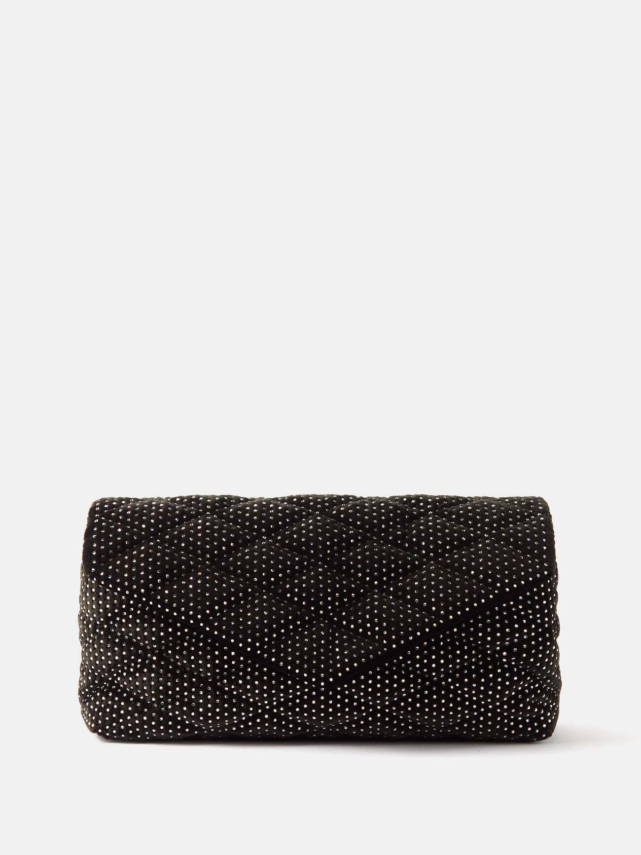 Saint Laurent - Sade Quilted-leather Clutch - Womens - Black