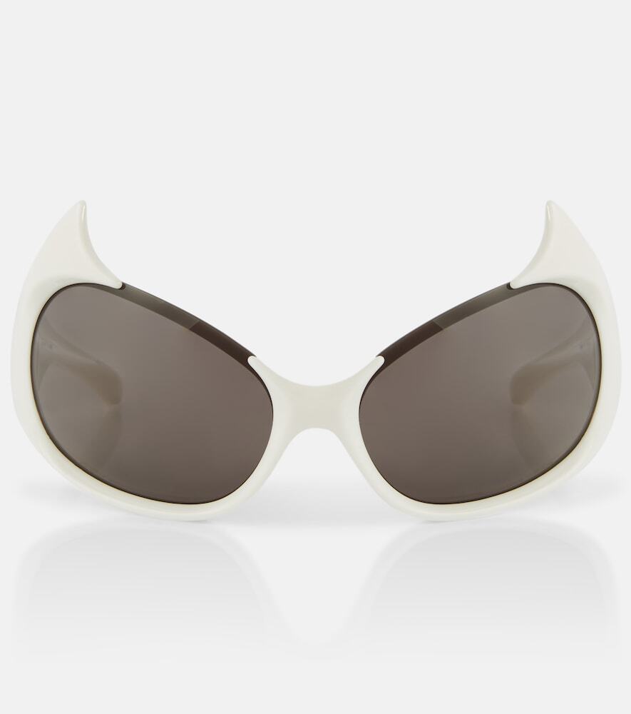 Balenciaga Gotham Cat sunglasses in white