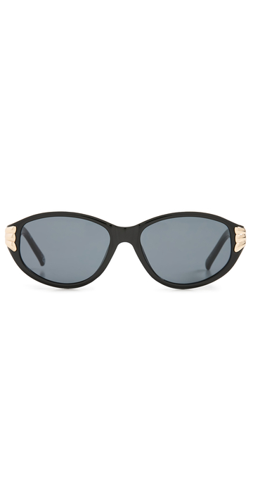 Le Specs Bombshell Sunglasses in black