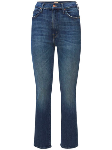 MOTHER The Swooner Rascal Stretch Denim Jeans in blue
