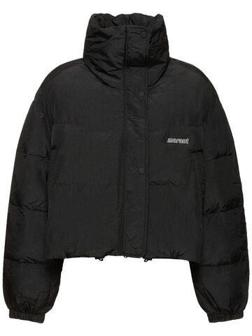 MARANT ETOILE Telia Nylon Puffer Jacket in black