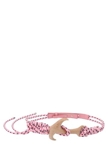 Ermanno Scervino Straw Belt in pink