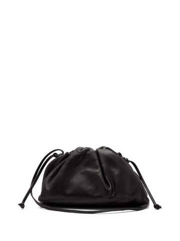 bottega veneta - the pouch small leather clutch - womens - black