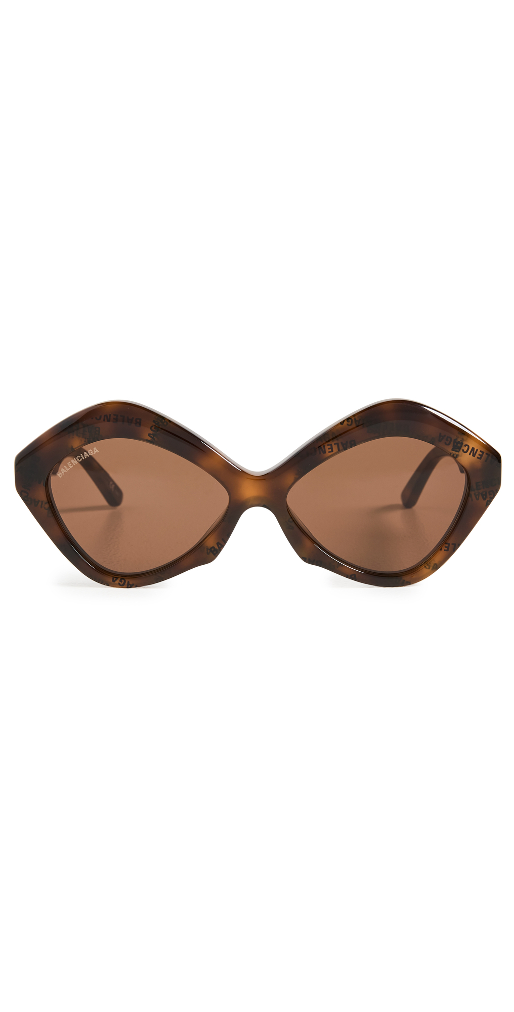 Balenciaga Power Sunglasses in brown