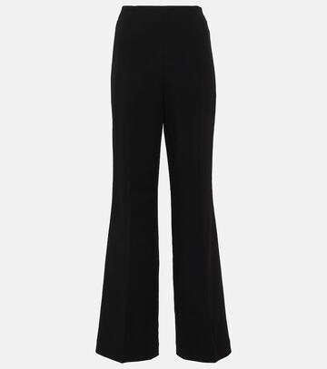 roland mouret high-rise stretch cady straight pants in black