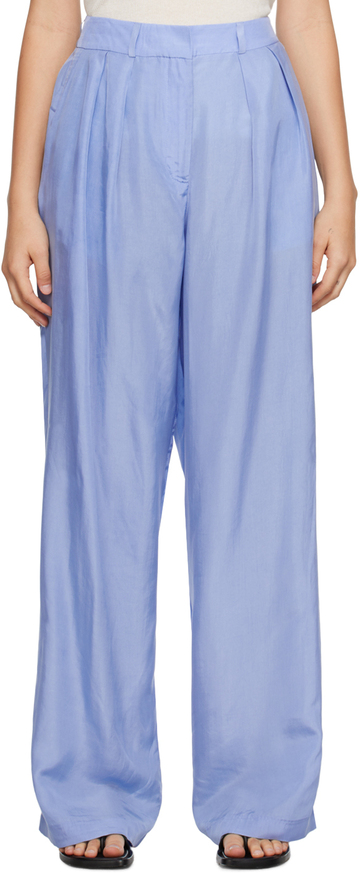 the frankie shop blue tansy trousers