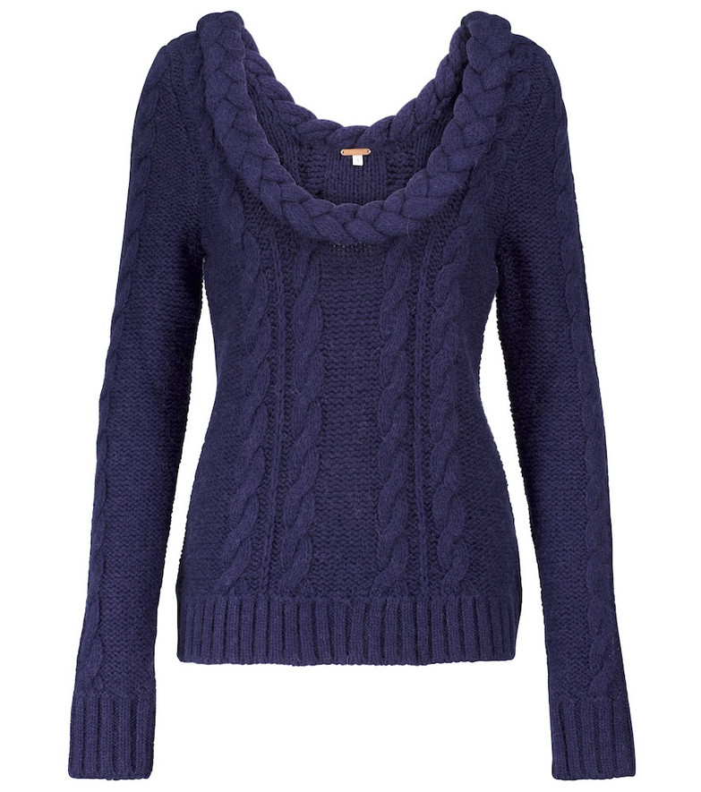 Johanna Ortiz Revelation cable-knit sweater in blue