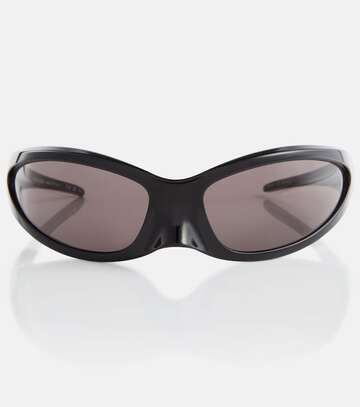 balenciaga acetate sunglasses in black