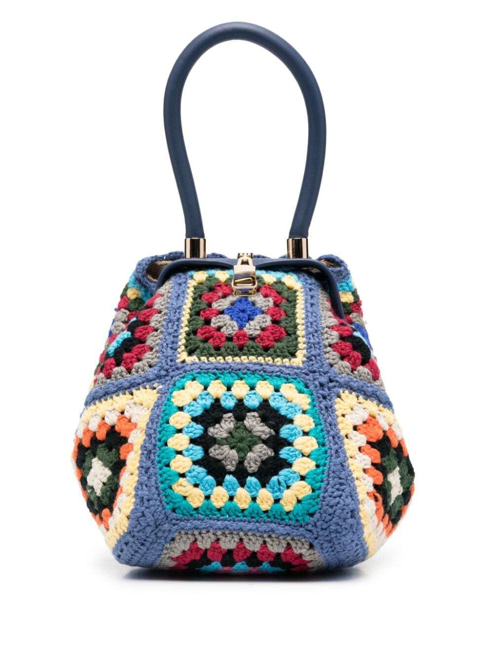 la milanesa Itaca crochet tote bag - Blue