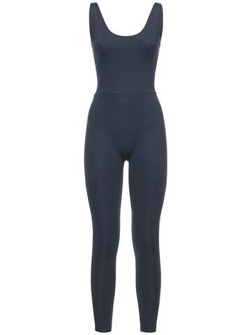 GIRLFRIEND COLLECTIVE The Scoop Back Seamless Unitard Jumpsuit in navy