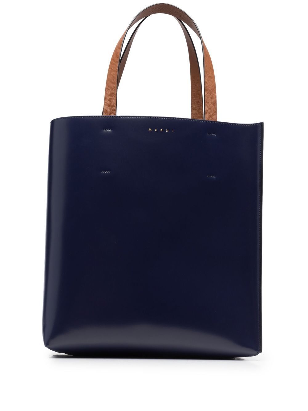 Marni two-toned tote bag - Blue