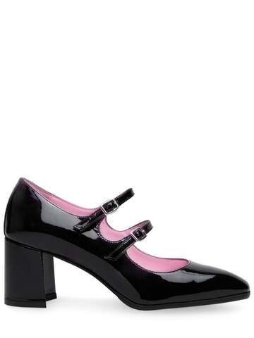 carel 60mm alice patent leather pumps in black