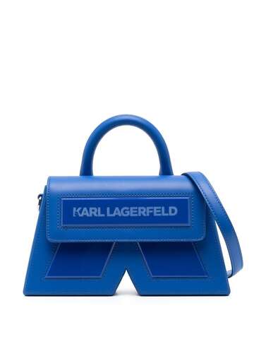 karl lagerfeld k/essential cross body bag - blue
