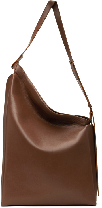 aesther ekme brown sway shopper tote