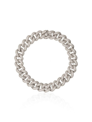 SHAY 18kt gold Essential diamond link bracelet in silver