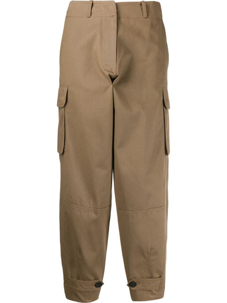 Antonio Marras cropped loose-fit trousers in brown