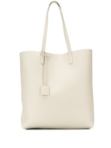 Saint Laurent Bold Shopping tote bag in white