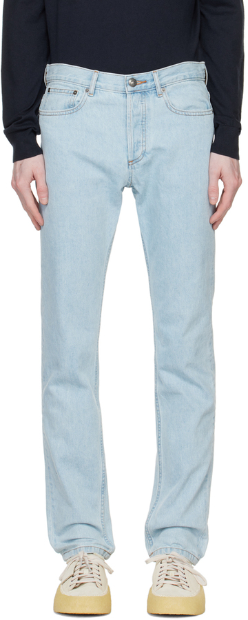 a.p.c. a.p.c. blue petit new standard jeans