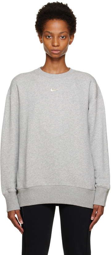 Nike Gray Phoenix Sweatshirt in grey