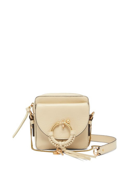 See By Chloé See By Chloé - Joan Mini Grained-leather Camera Bag - Womens - Beige