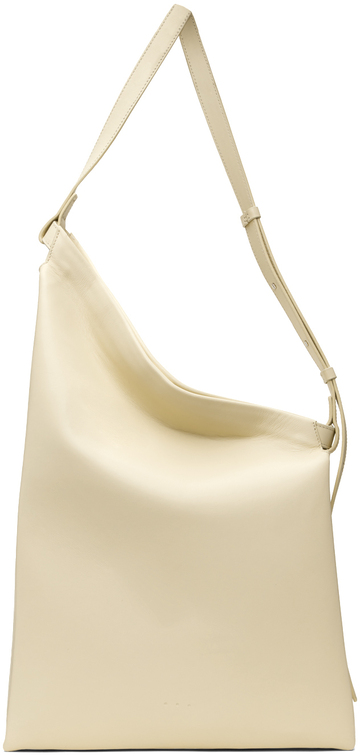aesther ekme beige sway shopper tote in cream