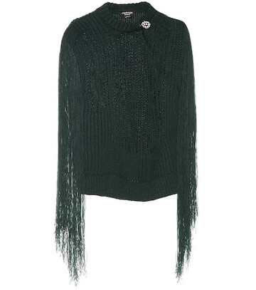 Calvin Klein 205W39NYC Fringed sweater in green