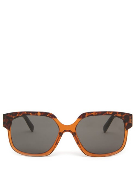 Celine Eyewear - Square Tortoiseshell-acetate Sunglasses - Womens - Tortoiseshell